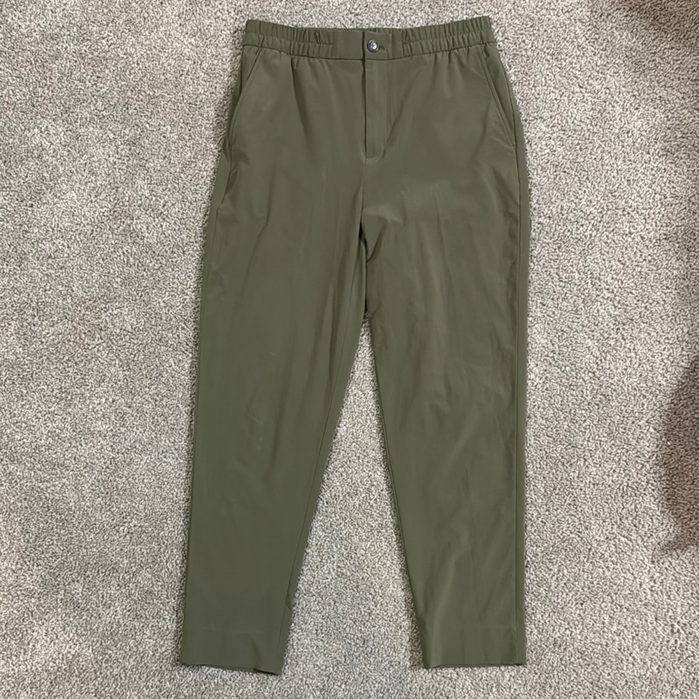 Banana Republic Airstretch Olive Green Pants